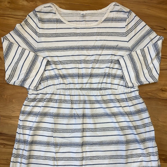 Navy and White Dress - Picture 2 of 4